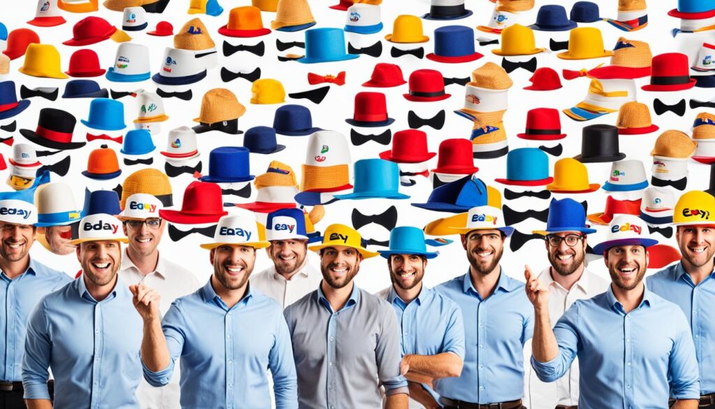 ebay wearing multiple hats